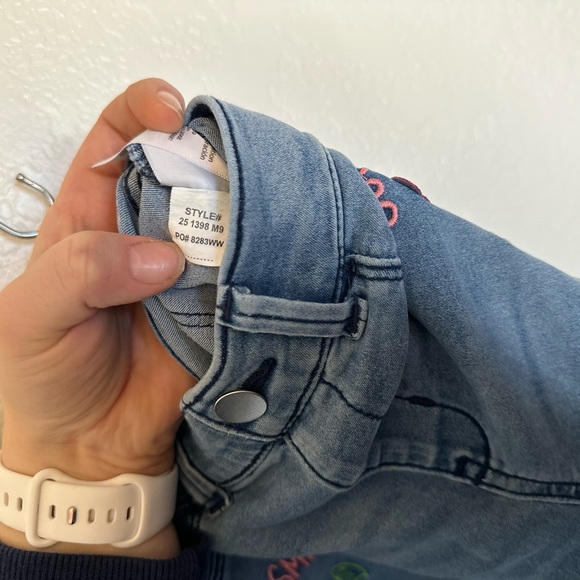 3 Item Bundle - Wonder Nation - little girls 2 pair jeans and puffy jacket 10/12 - Picture 9 of 16